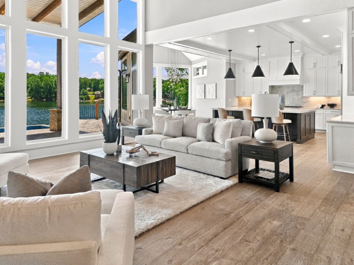 Asheville NC Home Staging Company living room
