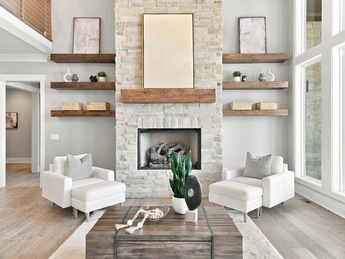 Asheville NC Home Staging Company living room