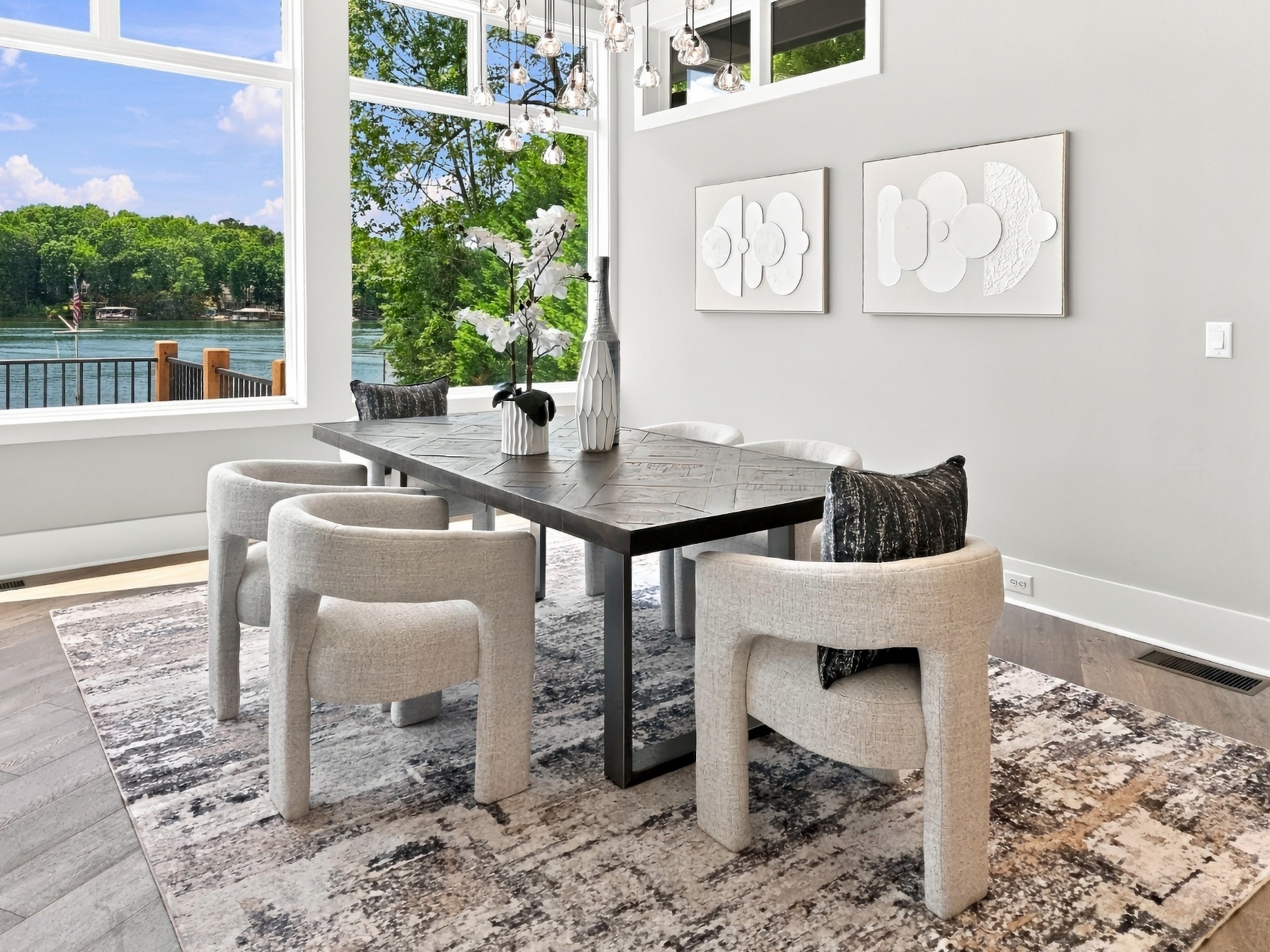 Asheville NC Home Staging Company dining